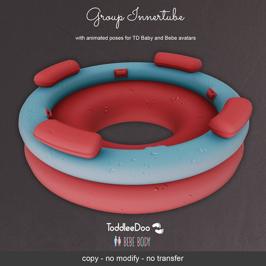 LeMomo: Group Innertube - Red/Sky [TD/BB]