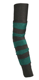 The Annex - Armwarmers - Striped - Turq
