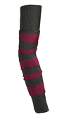 The Annex - Armwarmers - Striped - Hot Pink