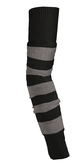 The Annex - Armwarmers - Striped - Gray