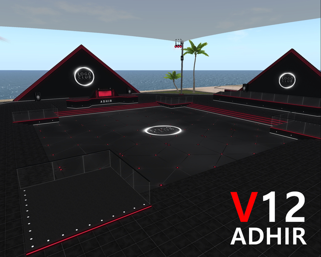 V12 - [Red Neon] - Disco Club & Dance Club - [ADHIR] - BOX