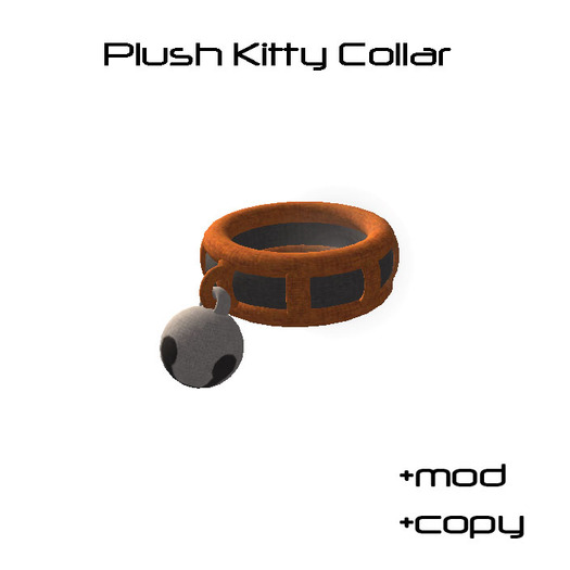 ::D.A.:: Plush Kitty Collar <orange>