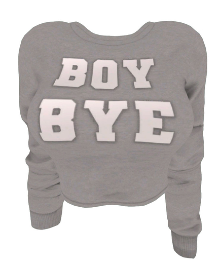 The Annex - Boy Bye Top - Gray