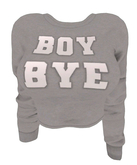 The Annex - Boy Bye Top - Gray