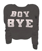 The Annex - Boy Bye Top - Black