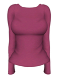 The Annex - Birdie Top - Maroon