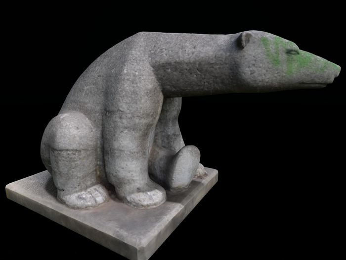 Full Perm CCO Scanned Statue "Eisbaer"