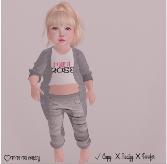 Mini Boss - Grey (TD BABY)