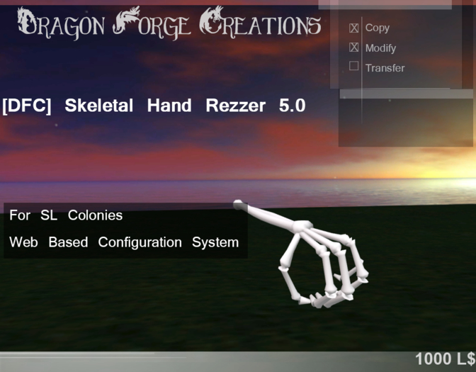 [DFC] Skeleton Hand Rezzer (for SLColonies)