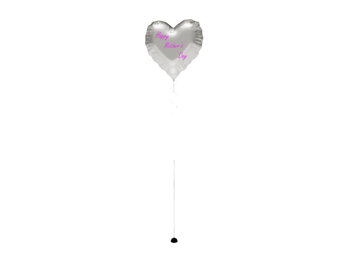 Happy MOther's day balloon white