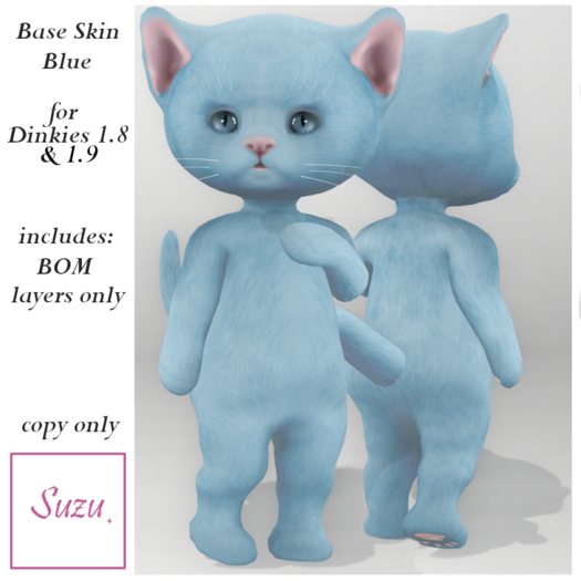 *SZ* Dinkie BOM Base Skin / Blue