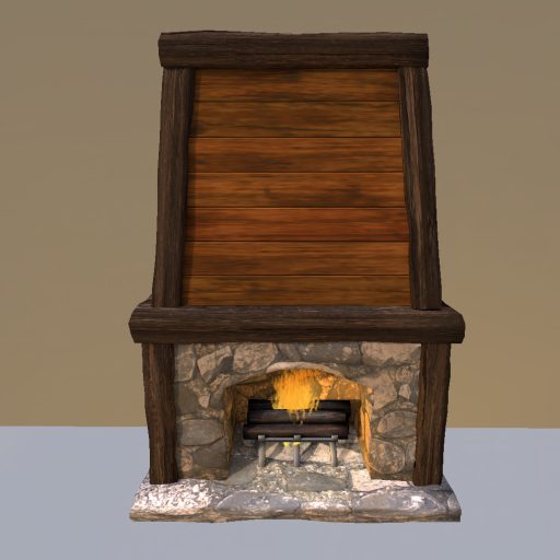 !TF~Chalet fireplace plain C/M