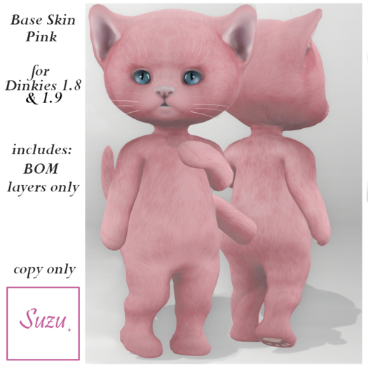 *SZ* Dinkie BOM Base Skin  / Pink