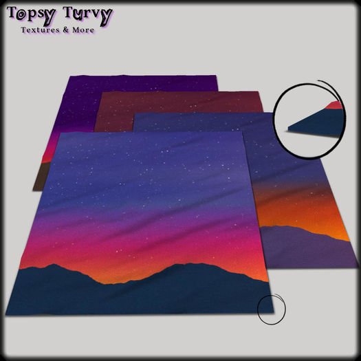 Decor - Topsy Turvy Rug Night Sky Set II