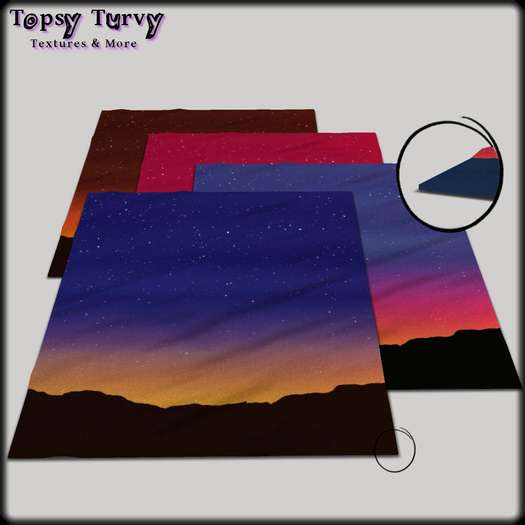 Decor - Topsy Turvy Rug Night Sky Set I