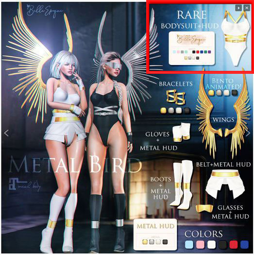 Belle Epoque { Metal Bird } RARE
