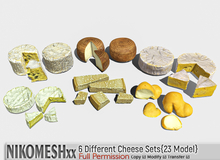 ::NIKOMESH::Full Permission Cheese Set \\ 6 Different Sets