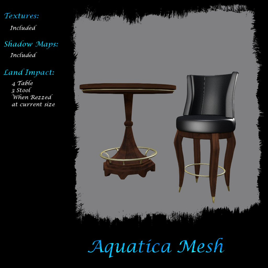 Aquatica Mesh - AM024712 Leather Bar set