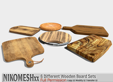 ::NIKOMESH::Full Permission Wooden Board Set \\ 6 Model