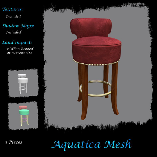Aquatica Mesh - AM024707 Bar stoolseat