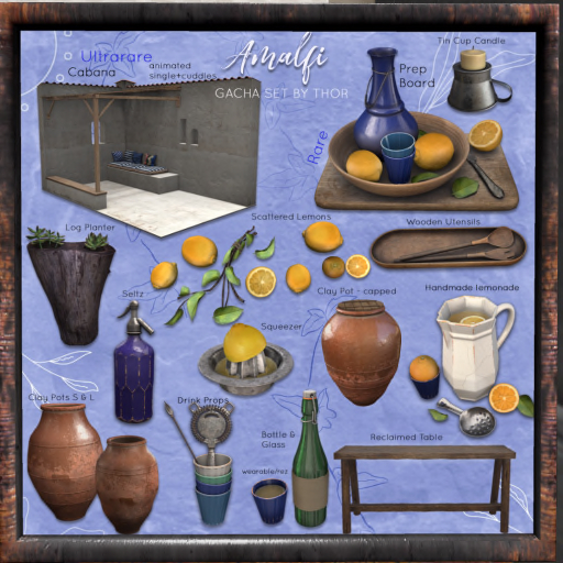 ..::THOR::.. Lemonade Prep Board - RARE - Amalfi Gacha Set