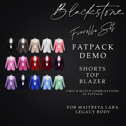 Blackstone - Fiorella Set - Fatpack - Box DEMO