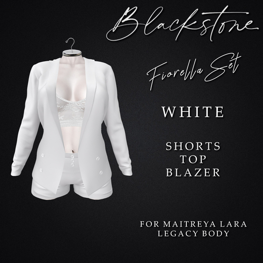 Blackstone - Fiorella Set - White - Box