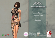 *HH* Ladies Mesh Zaya Tie Dress Zhu LIan