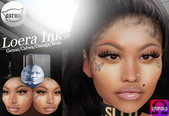 {Loera Ink} Independent face tat