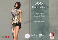 *HH* Ladies Mesh Zaya Tie Dress Weilan Hua