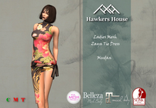 *HH* Ladies Mesh Zaya Tie Dress Mudan