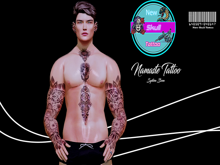 Namaste Tattoo // New skull tattoo