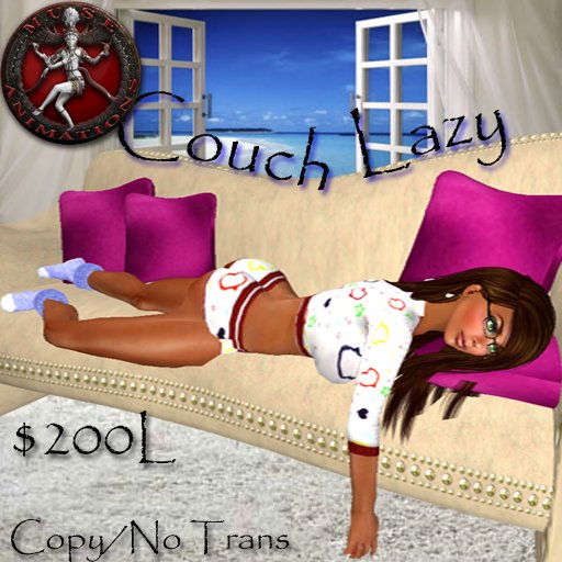 MUSE Animations Store- Couch Sleepy Boxed