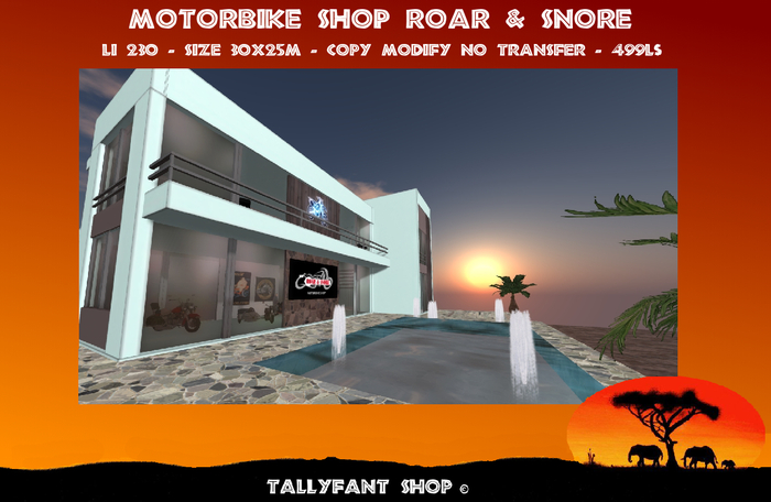 Motorbike Shop Crate