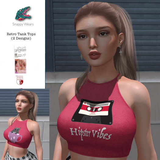 Snappy \\ Cute & Retro Tank Top Pack