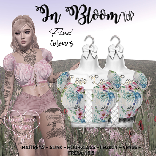 ::LL:: In Bloom Floral Top // Colours 
