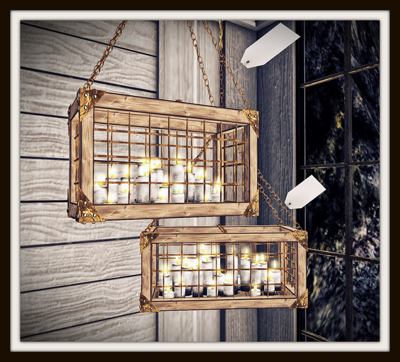 RHC Gold Caged Candles (Small)