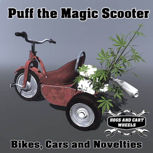 H&C Wheels Puff The Magic Scooter