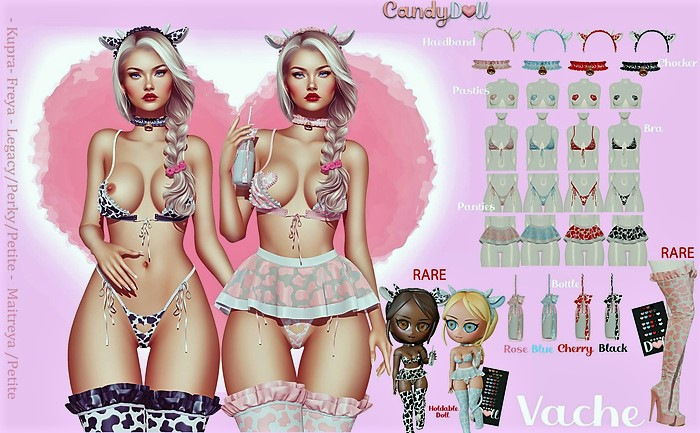 _CandyDoll_ Headband Blue