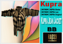 [R39] Kupra Jean jacket BB