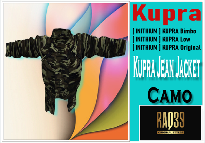 [R39] Kupra Jean jacket CAMO