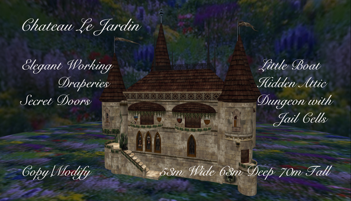 Chateau Le Jardin Garden Castle