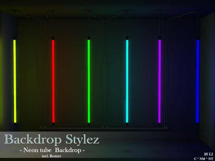 Backdrop Stylez - Neon tube Backdrop -