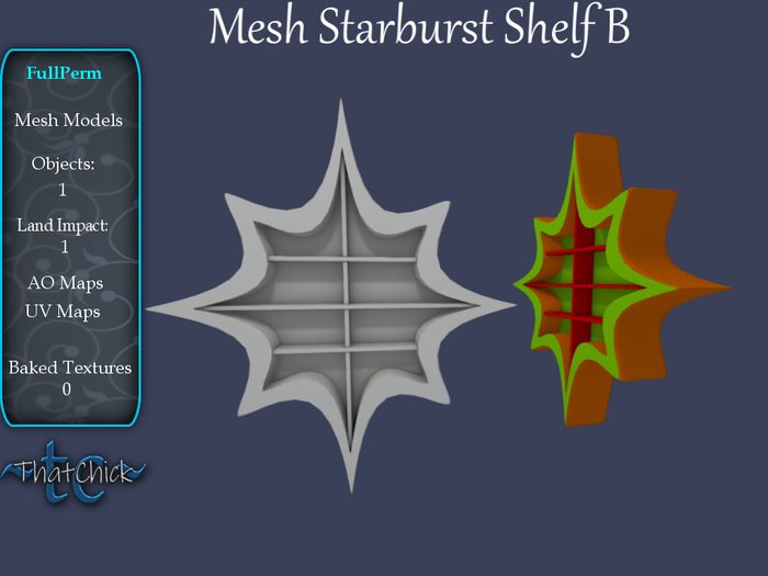 ~tc~ Mesh Starburst Shelf B Kit