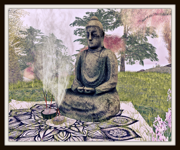 Zen Buddah w/ Insence
