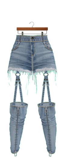 Hollyhood Vintage Garter Jeans