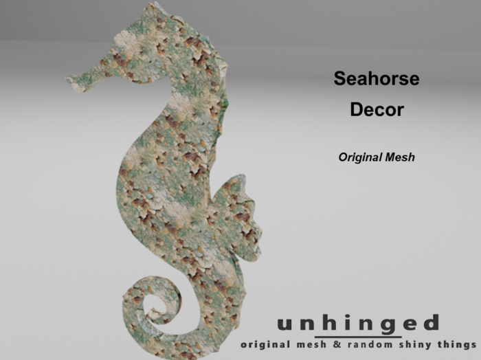 :: unhinged :: Seahorse Decor * Original Mesh