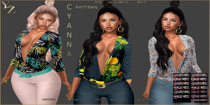 .:-->> YELIZ <<--:.  *CYANNA Pattern* - HUD -