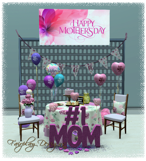 ~# 1 MOM Mother's Day Luncheon Party Kit~