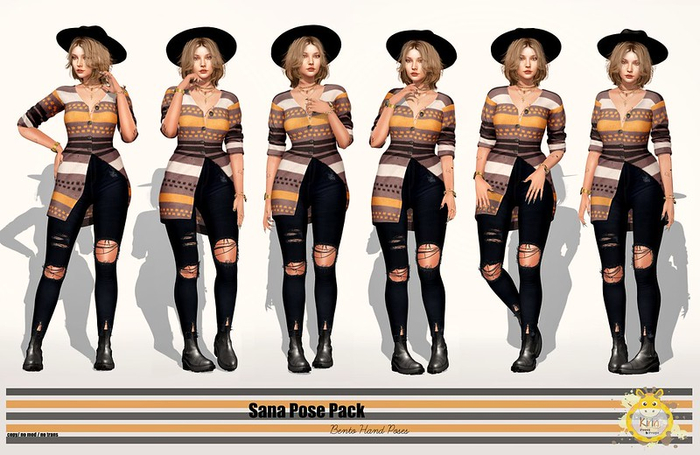 Kirin Sana Pose Pack (add me)